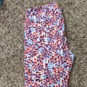 Red white & blue leggings